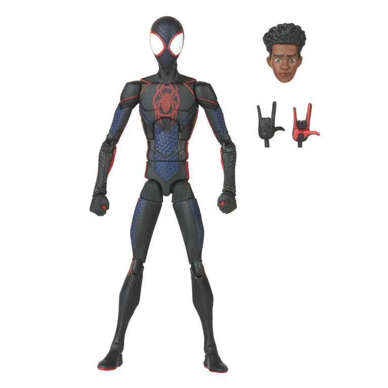 Marvel Legends Series Spider-Man: Across the Spider-Verse (Part One) Miles Morales 6-inch Action Figure, 3 Accessories