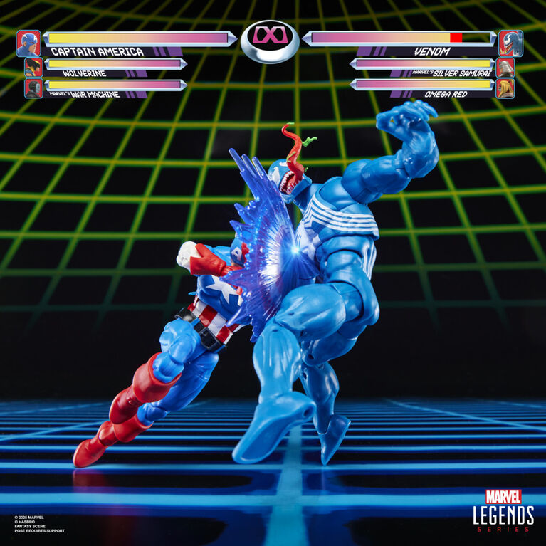Marvel Legends Series Gamerverse Captain America vs Venom Action Figure Collectibles Marvel Legends Series Gamerverse Captain America vs Venom Action Figure Collectibles