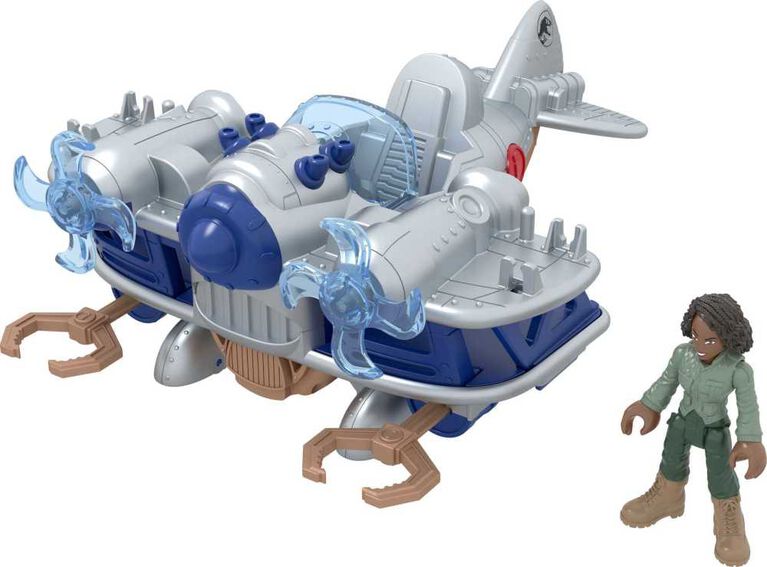 Fisher-Price Imaginext Jurassic World Dominion Kayla Watts Figure and Toy Plane