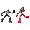 Marvel Spider-Man Bend and Flex - Venom Vs Carnage figurines articulées