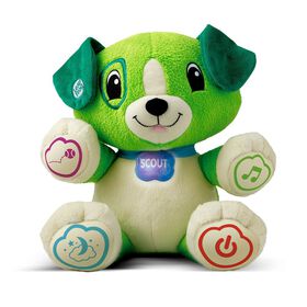 LeapFrog My Pal Scout, infant plush toy with personalization, music and lullabies, learning content for baby to toddler French Edition