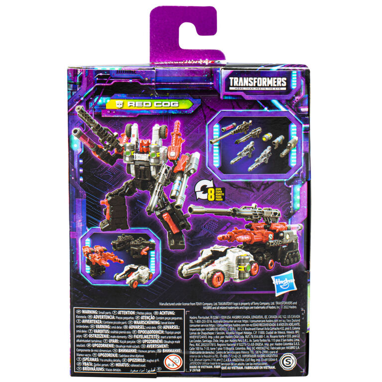 Transformers Toys Generations Legacy Deluxe Red Cog Weaponizer Action Figure, 5.5-inch - R Exclusive