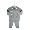 Rock a bye Baby Knit Jumper with Pocket Detail & Trousers: Grey 0-3M