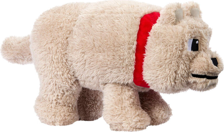 Minecraft Dennis the Wolf Plush Toy, 8-inch Collectible Soft Doll Inspired by A Minecraft Movie