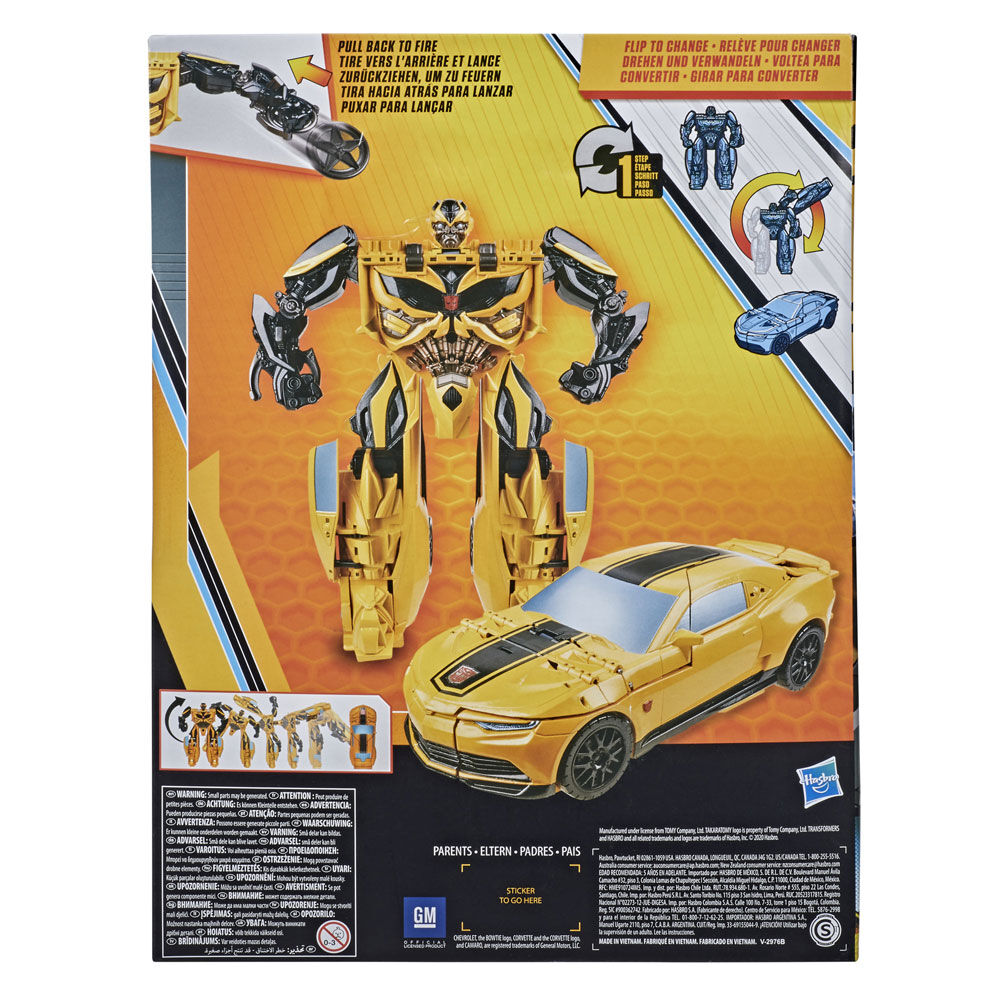 Transformers Buzzworthy Bumblebee Mega 1-Step Bumblebee