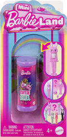 Barbie Mini BarbieLand Cutie Reveal Doll & Pet, 1.5-inch Color Dream Series (Styles May Vary)