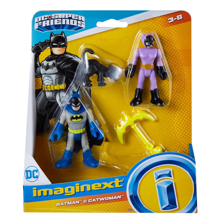 Imaginext DC Super Friends Batman and Catwoman - English Edition