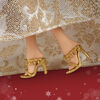 Barbie Signature 2025 Holiday Barbie Fashion Doll, Seasonal Collector, Light Brown Hair with Silver & Gold Gown