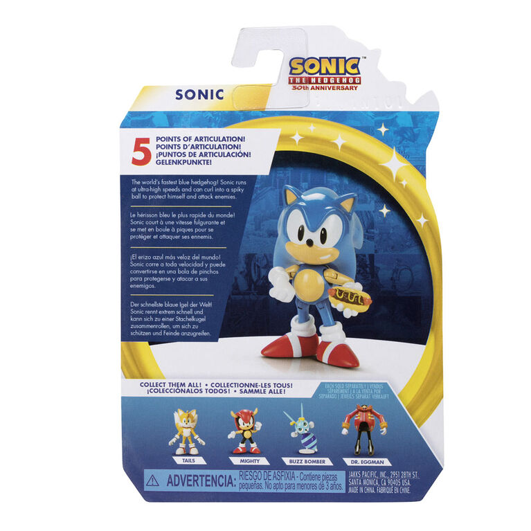 Sonic 2.5" Articulated Figures - Sonic and Hot Dog
