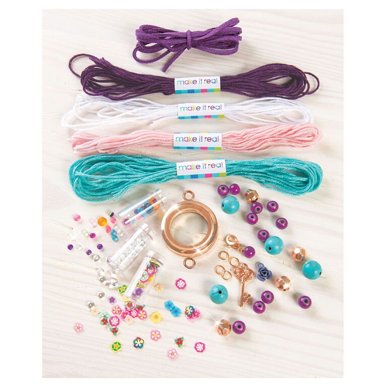 Make It Real Blooming Creativity Floating Charm Locket
