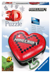 Minecraft Heart Box 54Pc 3D Puzzle