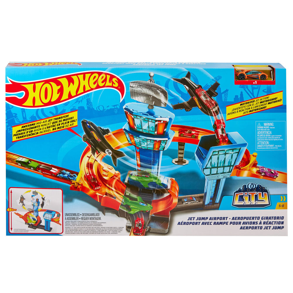 hot wheels city motorized race