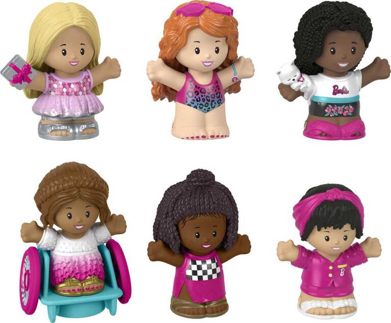 Fisher-Price Little People Barbie Figure 6 Pack