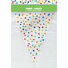 Rainbow Polka Dots Flag Banner,12Ft - French Edition