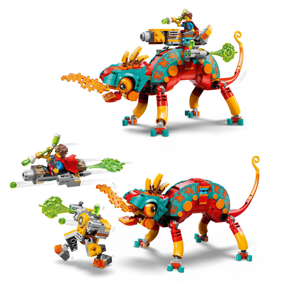 LEGO DREAMZzz Mateo's Fire Chameleon Building Toy for Kids - Gift for Boys & Girls, Ages 7+ - 71492