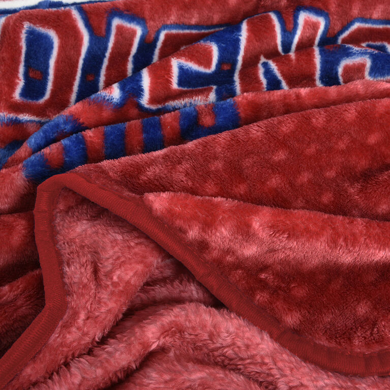 NHL Montreal Canadiens Plush Super Soft Blanket, 40" x 50"