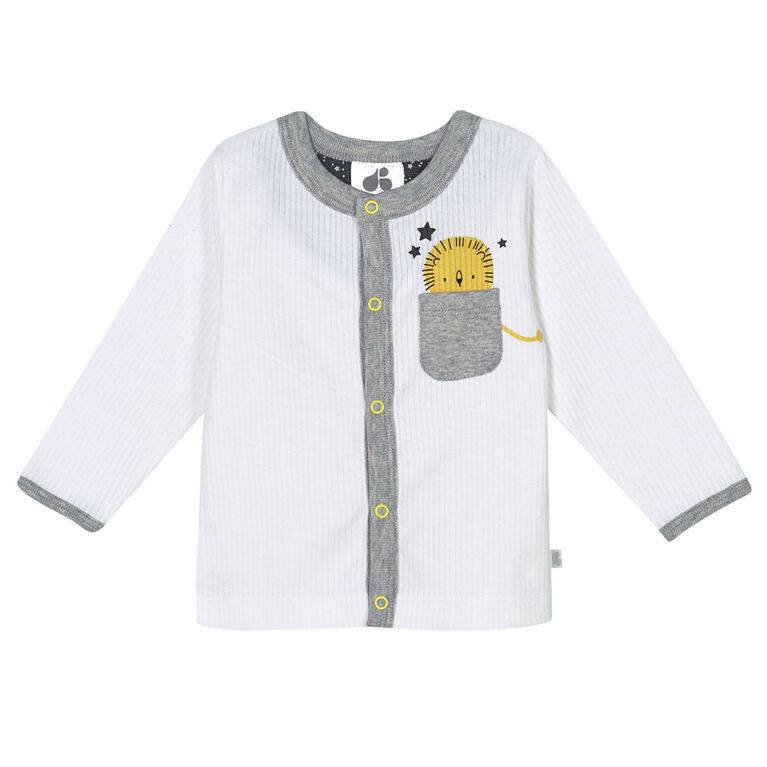 Just Born Baby Boys 3 Piece Organic Take Me Home Set Lil Lion