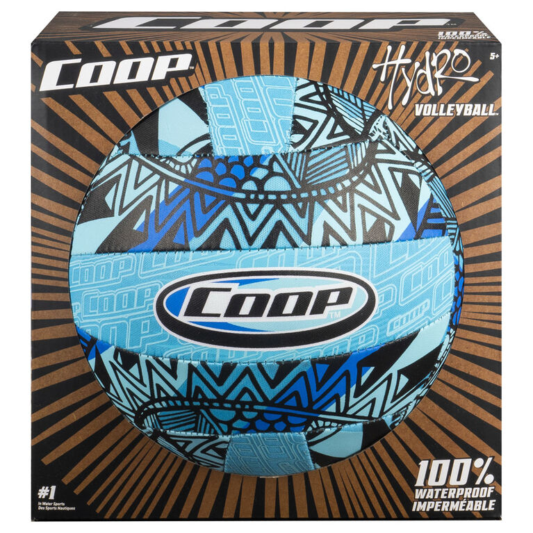 Coop Hydro, Ballon De Volley Étanche - Jouet De Piscine Et D'Extérieur Pour Enfants Et Adultes, Bleu