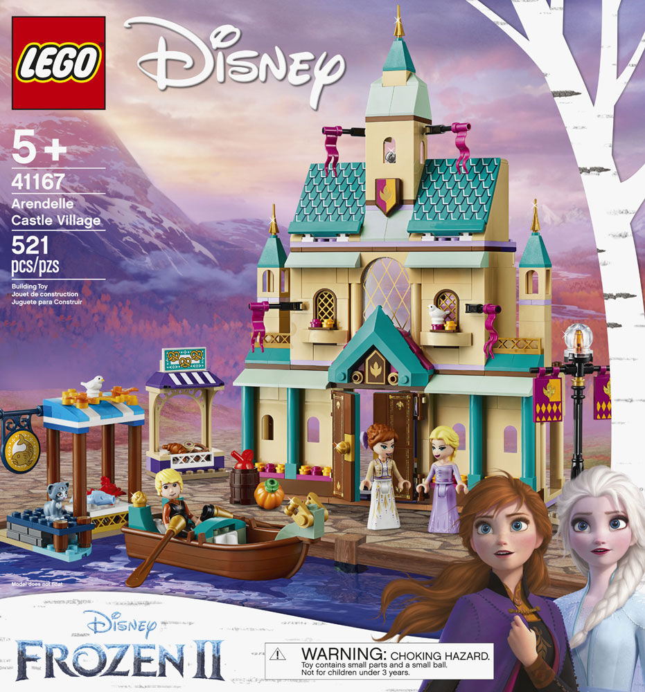 lego elsa castle
