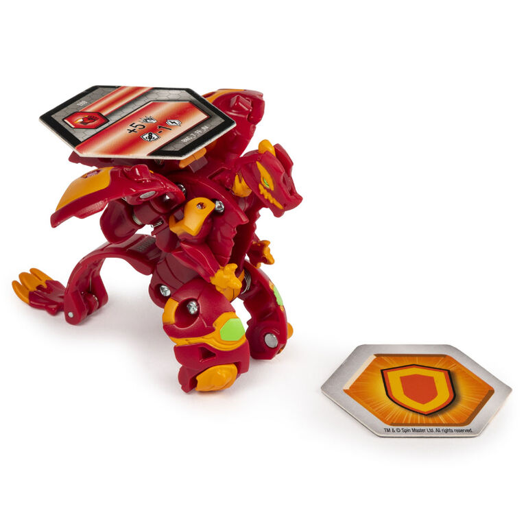 Bakugan Ultra, Dragonoid with Transforming Baku-Gear, Armored Alliance 3-inch Tall Collectible Action Figure