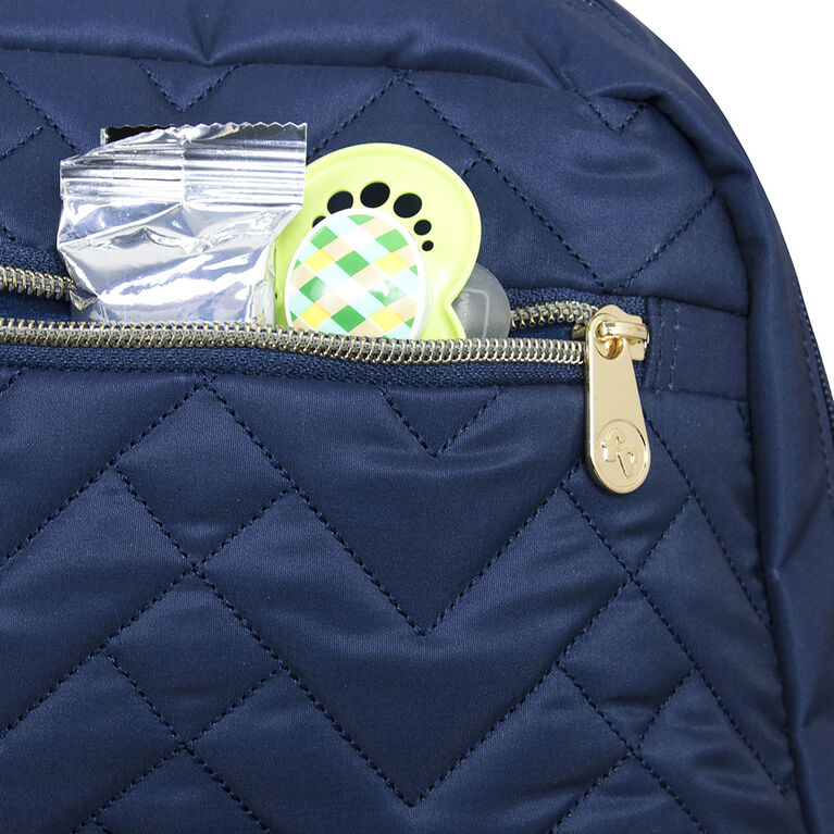 Sac à dos à langer Morgan de Fisher Price, bleu