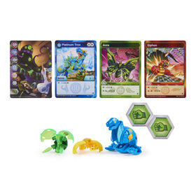 Bakugan Evolutions, Neo Trox with Nano Aura and Siphon Platinum Power Up Pack