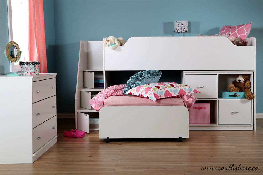 South shore 2025 mobby loft bed