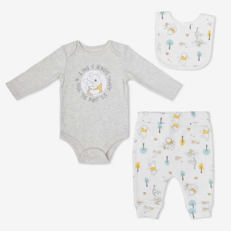 Winnie the Pooh Pant Set Oat Mix 6/9M
