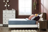 South Shore, Complete Bed - Natural Walnut and White