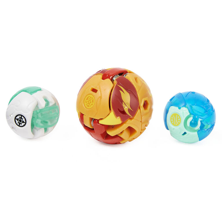 Bakugan Evolutions, Coffret Platinum Power Up Colossus et Nano Riptide et Siphon