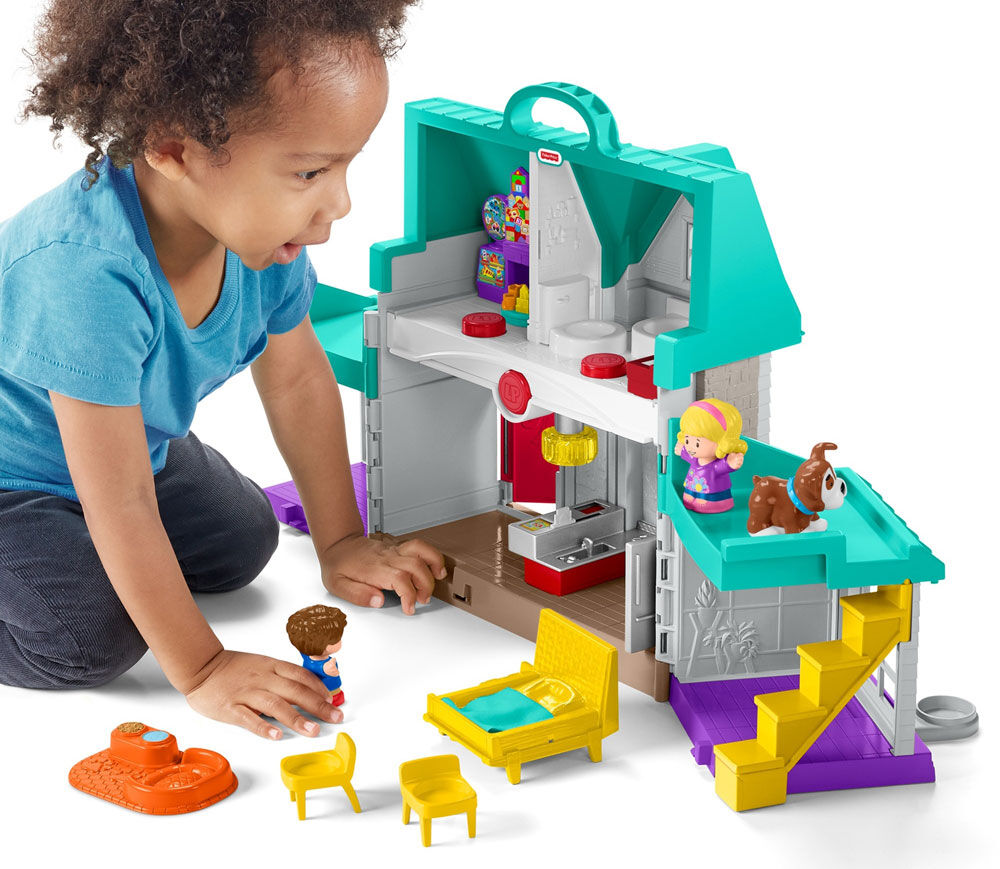 New Toy Details about   Fisher Price Toy Little People: Big Helpers Home 