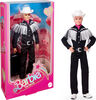 Barbie The Movie Collectible Ken Doll Wearing Black and White Western Outfit 