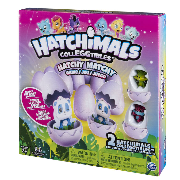 Hatchimals Hatchy Matchy Game with Two Exclusive CollEGGtibles Toys