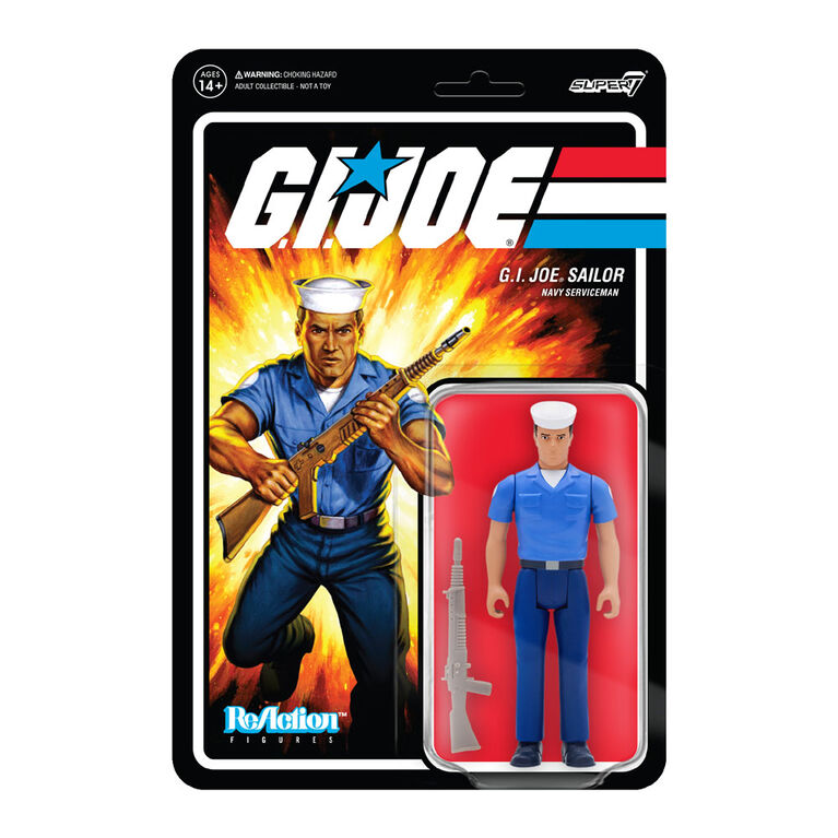 G.I. Joe ReAction Figures Wave 2 - Blueshirt Clean-Shaven (Tan)