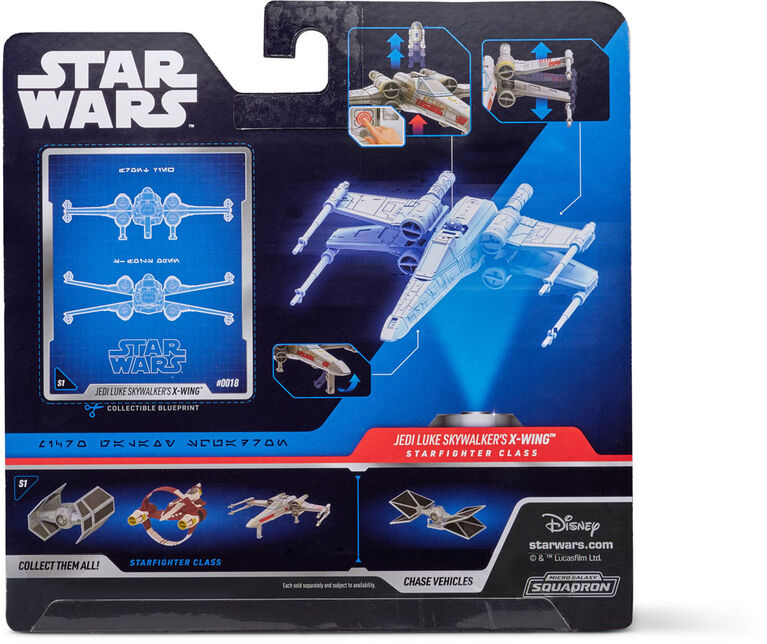 Star Wars Micro Galaxy Squadron - Starfighter Class - Jedi Luke Skywalker's X-Wing