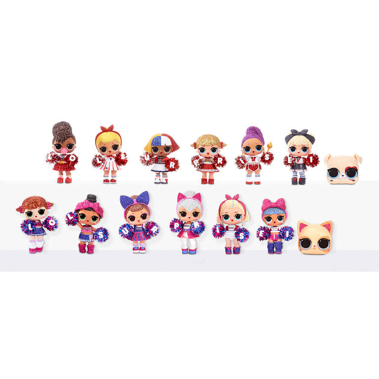 L.O.L. Surprise! All-Star B.B.S Sports Series 2 Cheer Team Sparkly Dolls  With 8 Surprises | Toys R Us Canada