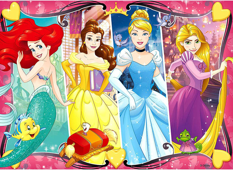 Ravensburger - Disney Princess - Heartsong Glitter Puzzle 60pc