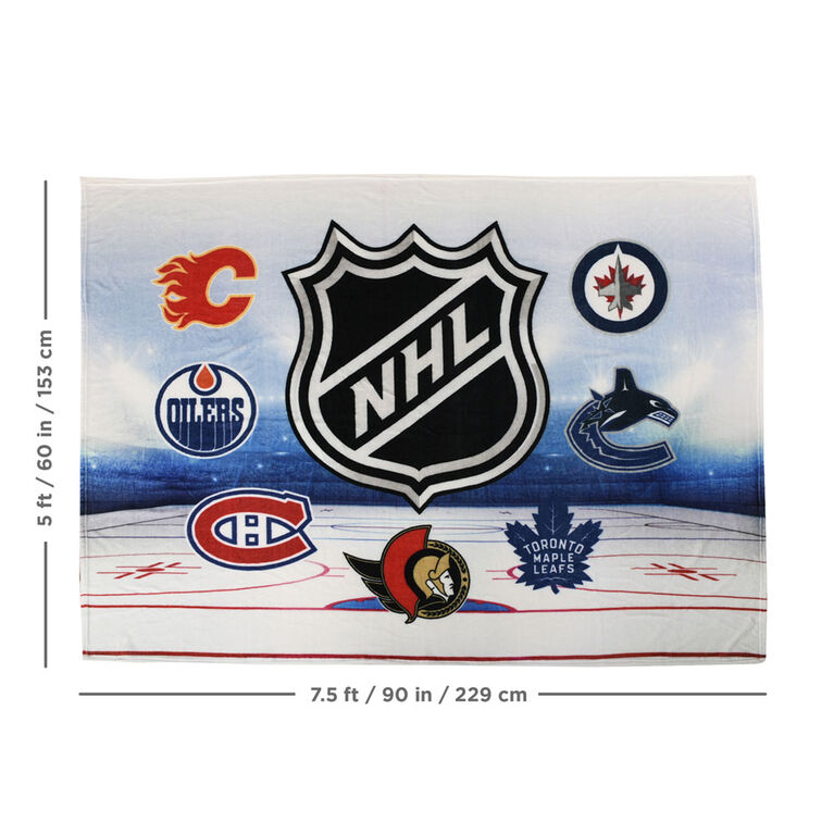 NHL Multi Team Arena Blanket, 66" x 90"