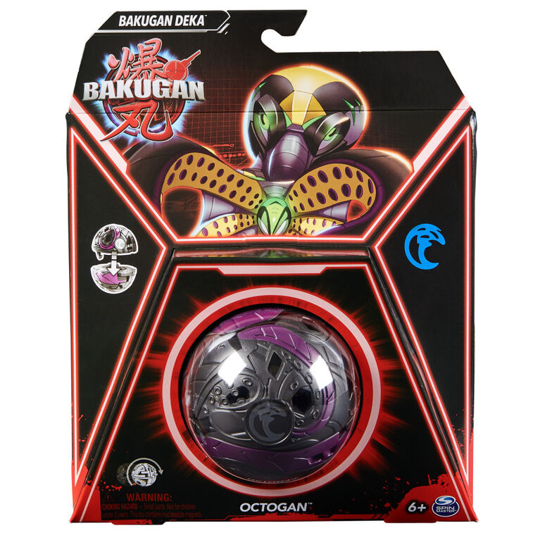 Bakugan Deka, Octogan, Jumbo Collectible, Customizable Action Figure and Trading Cards, Combine & Brawl