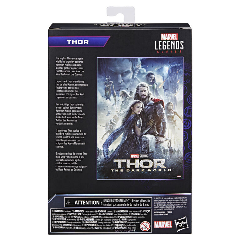 Hasbro Marvel Legends Series Thor, Thor: The Dark World 6 Inch Marvel Legends Action Figures