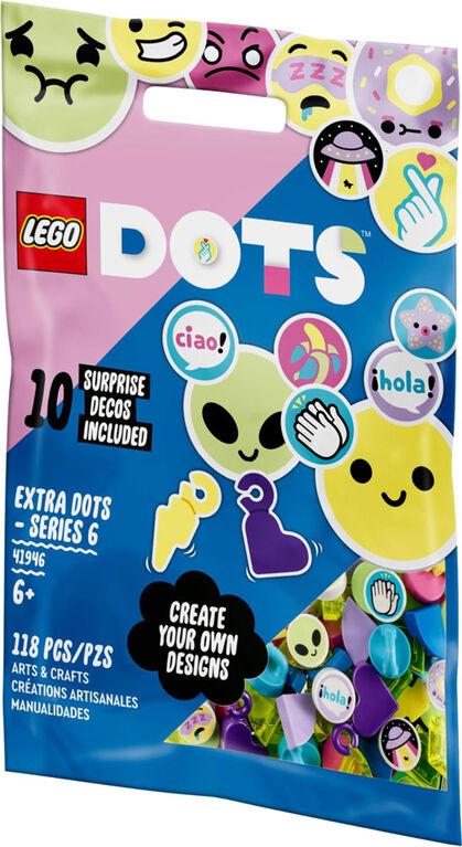 LEGO DOTS Extra DOTS - Series 6 41946 Craft Decoration Kit (118 Pieces)