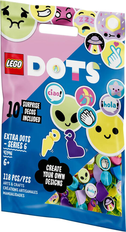 LEGO DOTS DOTS supplémentaires - série 6 41946 Ensemble de créations artisanales (118 pièces)