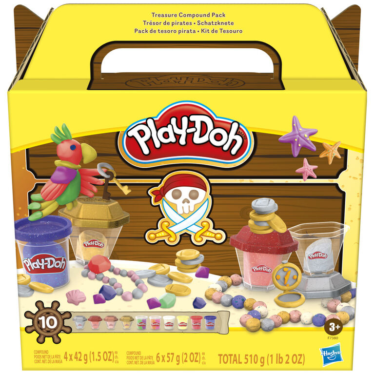 Play-Doh Trésor de pirates, loisirs créatifs avec pâte à modeler pour enfants - Notre exclusivité