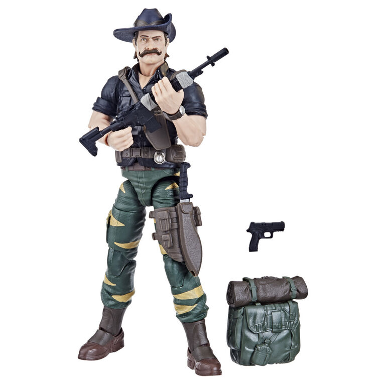 G.I. Joe Classified Series Tiger Force Recondo Action Figure 55 Collectible Toy, Accessories, Custom Package Art