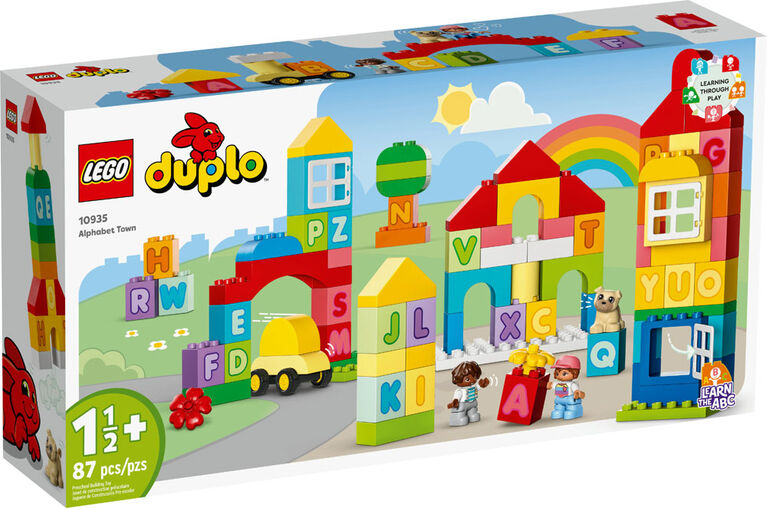 LEGO DUPLO Classic Alphabet Town 10935 Building Toy Set (87 Pieces)