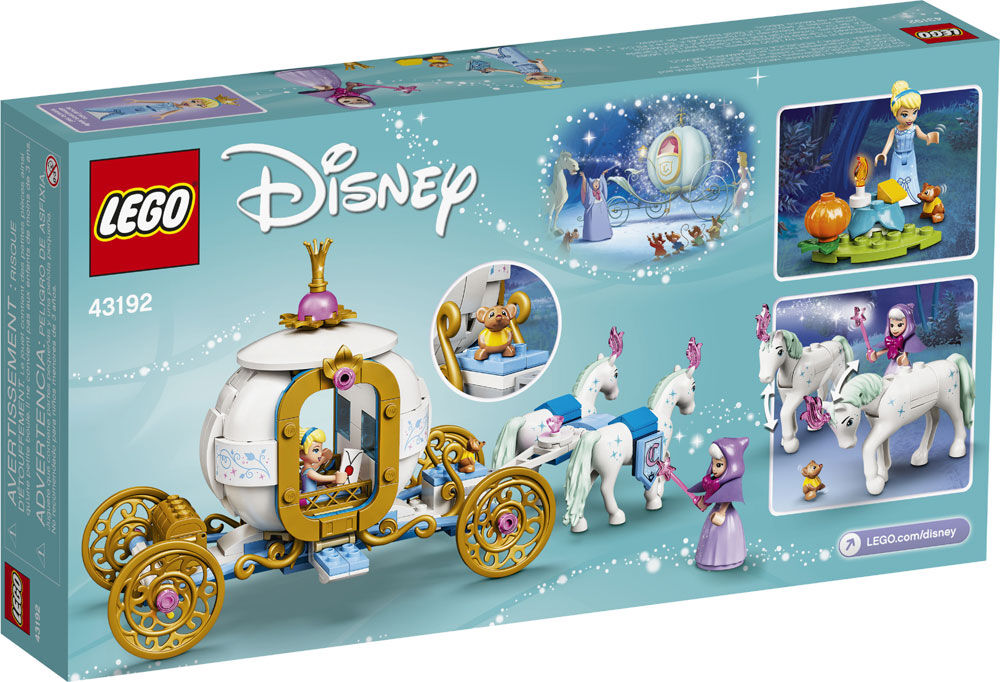 LEGO Disney Princess Cinderella s Royal Carriage 43192 237 pieces Toys R Us Canada