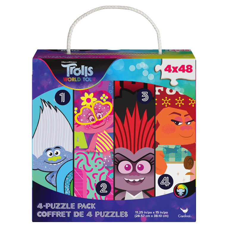 Trolls, Coffret de 4 puzzles