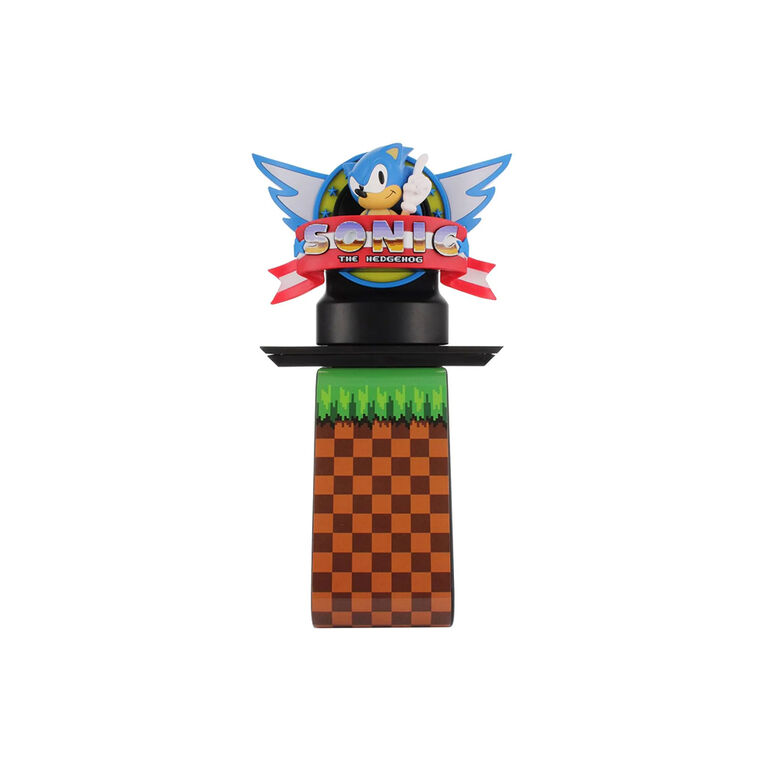 Exquisite Gaming SEGA: Sonic The Hedgehog Cable Guy Light Up Ikon, Phone and Device Charging Stand