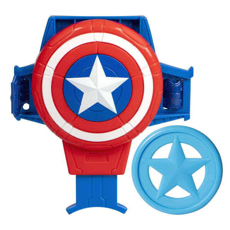 Hasbro Marvel Captain America Shield Gauntlet Disc Blaster Role-Play Toy, For Kids Ages 5 and Up