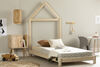 Sweedi Twin Bed House Frame Natural